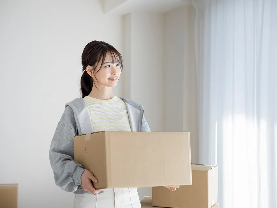新居へ移動する